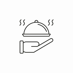 food service icon sign vector