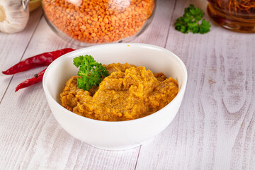 Indian cuisine - Lentil vegan dal