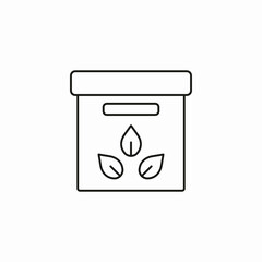 produce box icon sign vector