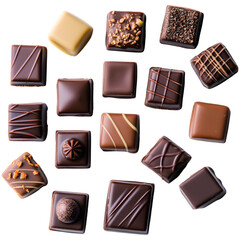 Obraz premium pieces of chocolate