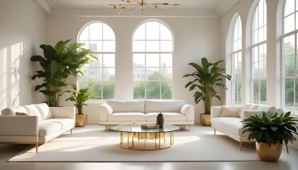Photo interior modern design room 3d illustration