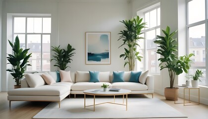 Photo interior modern design room 3d illustration