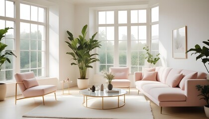 Photo interior modern design room 3d illustration