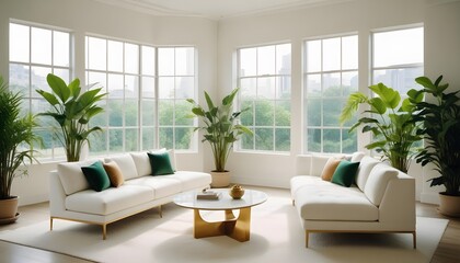 Photo interior modern design room 3d illustration