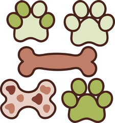 "Ultimate Dog Silhouette Vector Collection with Breed Variations, Poses, and Pet-Themed Icon Elements"