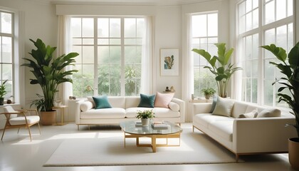 Photo interior modern design room 3d illustration