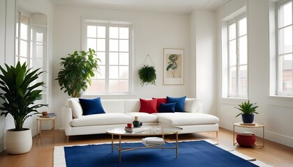 Photo interior modern design room 3d illustration