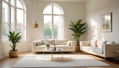 Fototapeta premium Photo interior modern design room 3d illustration