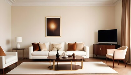 Fototapeta premium Photo interior modern design room 3d illustration