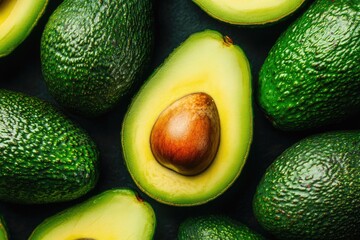 Fresh avocados arranged (1)