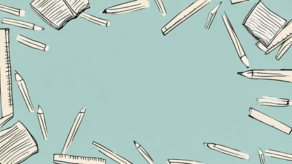 手描きの背景素材