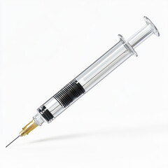 Fototapeta premium syringe on white background