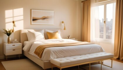 Photo interior modern design room 3d illustration