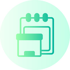 calendar gradient icon