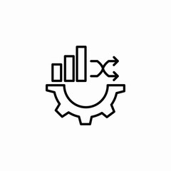 performance optimization icon sign vector