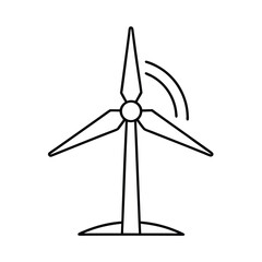 wind turbine isolated