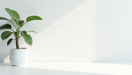 Clean minimalist white backdrop, pristine surface, display, blank, white