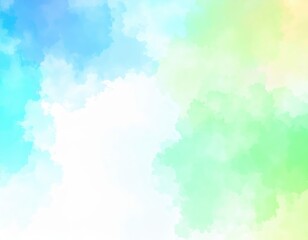 Obraz premium Colorful AI-generated watercolor background 