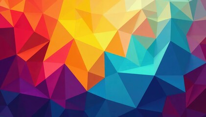 Obraz premium Geometric abstract shapes, vibrant color blocks, lines, design, minimalist