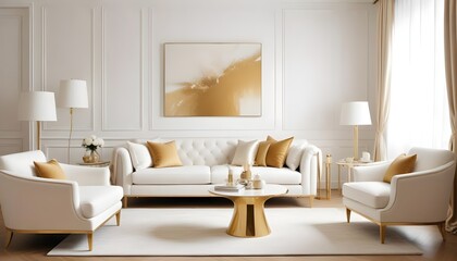 Photo interior modern design room 3d illustration