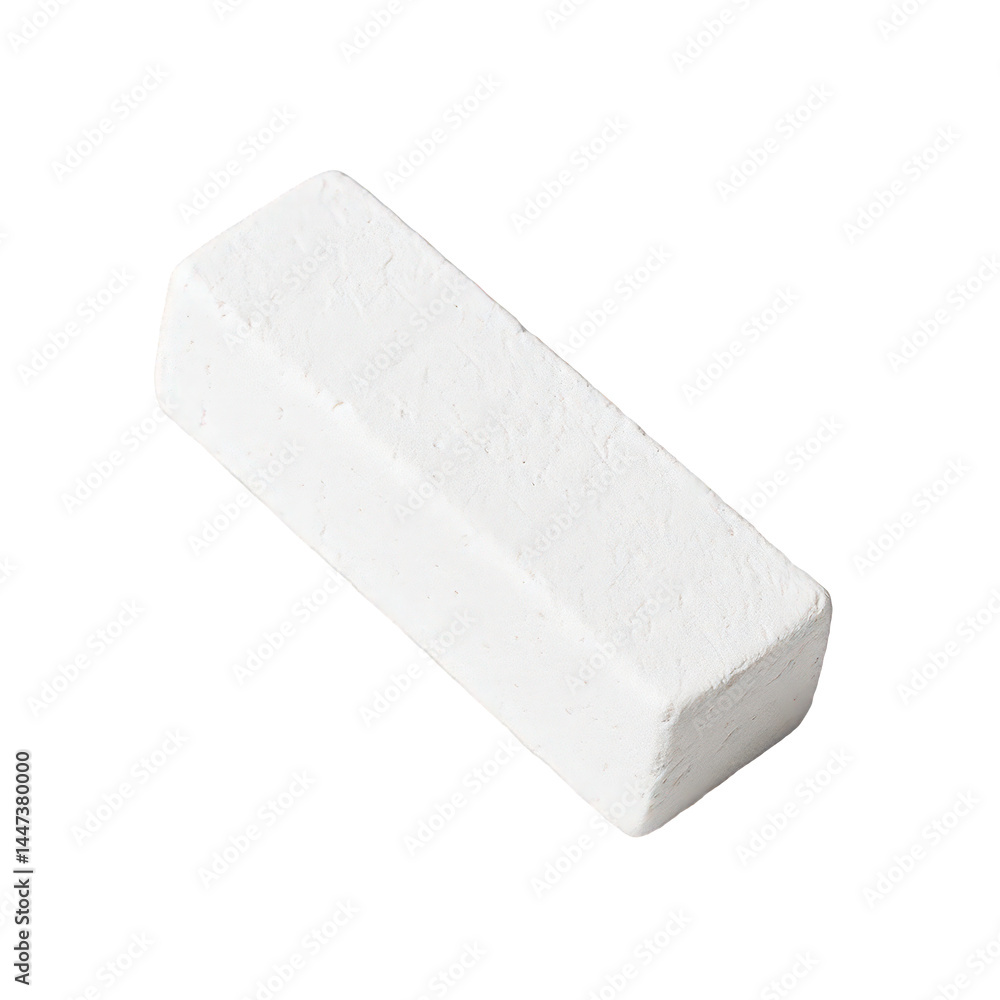 Poster clean capture of a solid white rectangle with a textured, slightly rough surface and defined corners