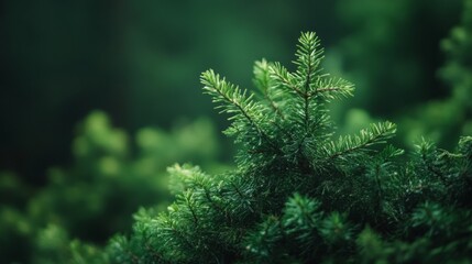 Fototapeta premium Green nature background is blurry. It's a mix of green colors with a soft, out-of-focus look. 