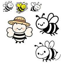 honey bee entourage cute