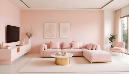 Photo interior modern design room 3d illustration