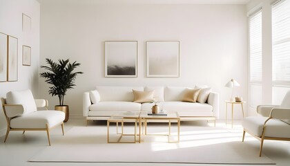 Photo interior modern design room 3d illustration