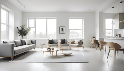 Photo interior modern design room 3d illustration