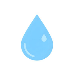 water drop vector illustration isolated on white background