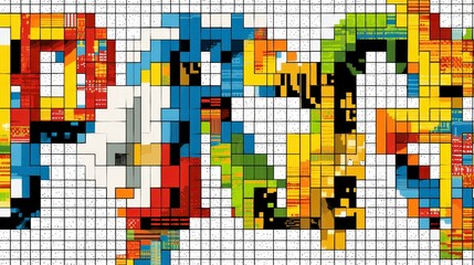 Fototapeta premium Colorful Abstract Pattern