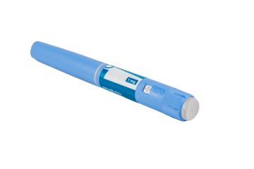 Isolated Semaglutide injection pens for blood sugar and weight control on transparent background