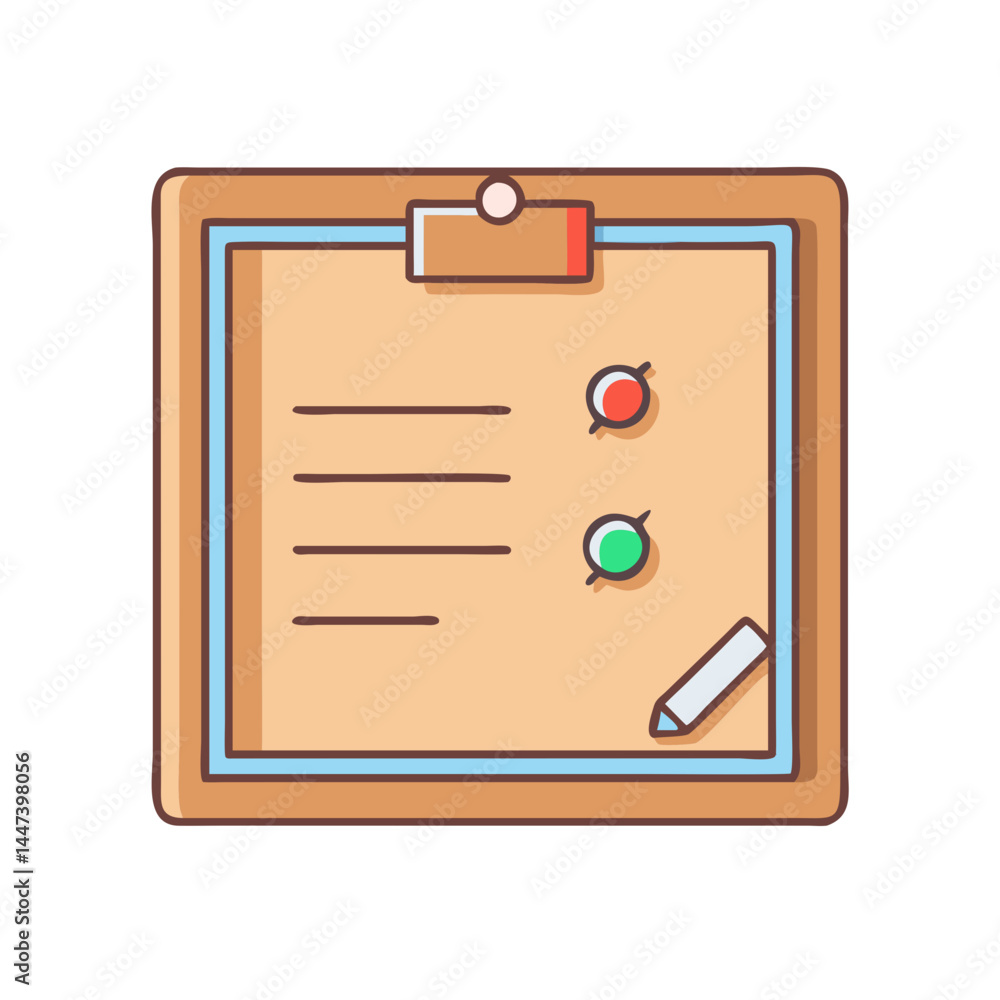 Poster checklist clipboard task management planning project management organization productivity to do list