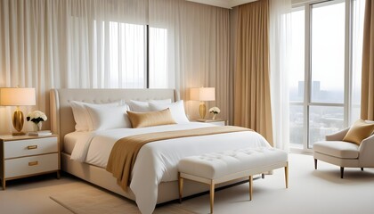 Photo interior modern design room 3d illustration