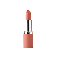 Fototapeta premium A light, peachy-nude lipstick in a compact tube
