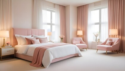 Photo interior modern design room 3d illustration