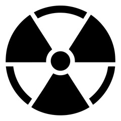 Fototapeta premium radiation hazard sign
