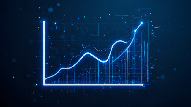 statistics curve regression icon