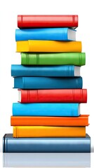 Stack of colorful books
