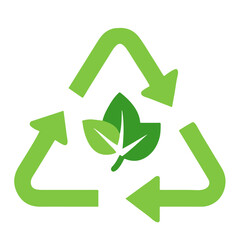 Obraz premium recycle symbol on white background