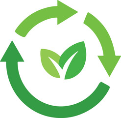 Obraz premium recycle symbol on white background