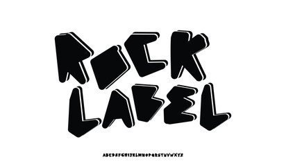 Modern Bold Font. Regular Italic Typography urban style alphabet fonts for music, fashion, sport, technology, digital, movie, logo design, vector illustration