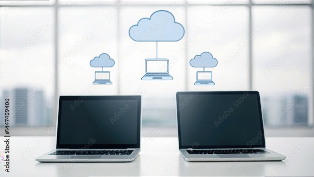 Poster floating server operations for enhanced business efficiency in offices
