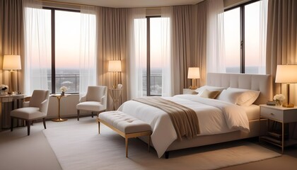 Photo interior modern design room 3d illustration