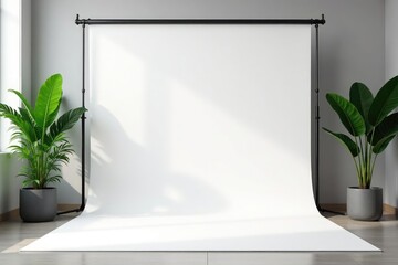 Clean, bright white backdrop ideal for product display, minimalist, white background