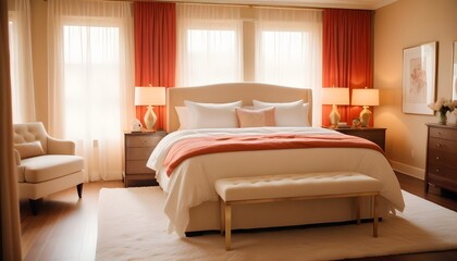 Photo interior modern design room 3d illustration