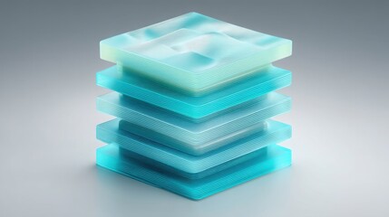 Conceptual icon depicting stacked automated triggers in algorithmic signal layering for enhanced trading strategies