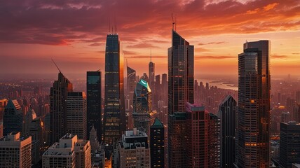 Sunset Metropolis
