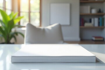 Immaculate, unblemished white surface, ideal for displays, art, tabletop